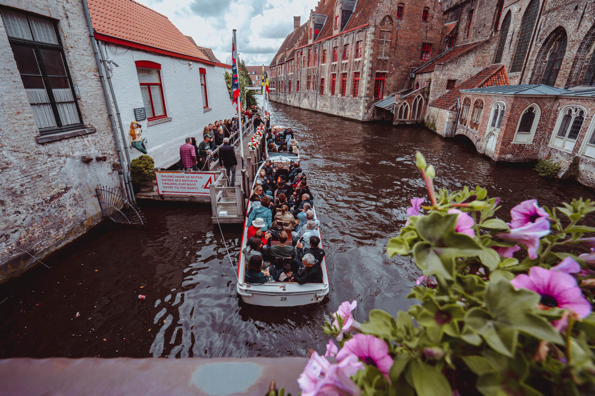 Passeio barco bruges