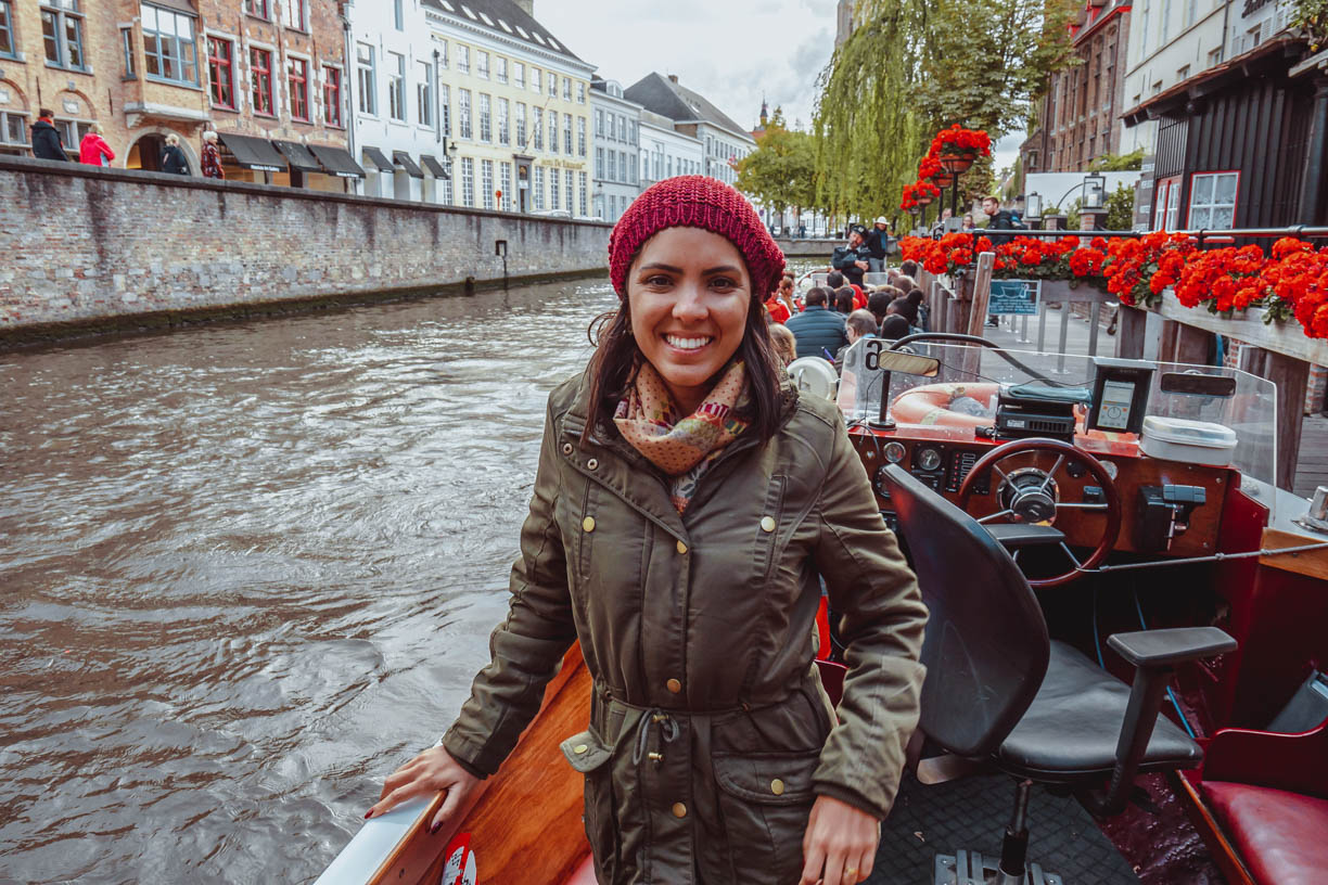 Passeio barco bruges