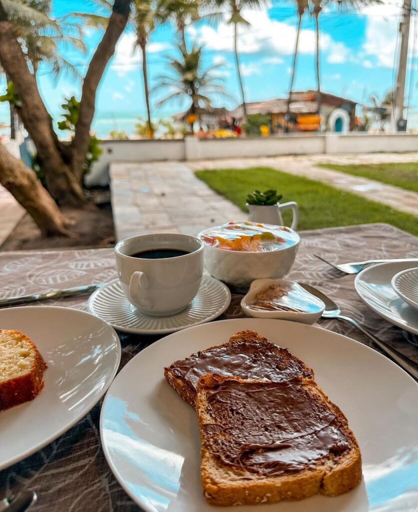 Café da manhã em Porto de Galinhas